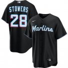 Kyle Stowers Miami Marlins #28 Black Stitched