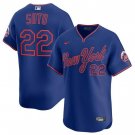 Juan Soto New York Mets #22 Royal Alternate Jersey Limited Stitched