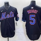 David Wright New York Mets #5 Black Limited Jersey Stitched