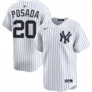Jorge Posada New York Yankees #20 White Jersey Stitched Jorge Posada New York Yankees #20 White Jersey Stitched