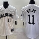 Anthony Volpe New York Yankees #11 White 'Gothic Legacy Edition' Stitched Jersey