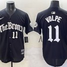 Anthony Volpe New York Yankees #11 Black 'Gothic Legacy Edition' Stitched Jersey