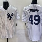 Ron Guidry New York Yankees #49 White Stitched Jersey