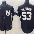 David Bednar New York Yankees #53 Black Stitched Jersey