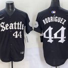 Julio Rodríguez Seattle Mariners #44 Black 'Deep Sea Gothic Edition' Stitched Jersey