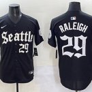 Cal Raleigh Seattle Mariners #29 Black 'Deep Sea Gothic Edition' Stitched Jersey