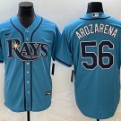 Randy Arozarena Tampa Bay Rays #56 Blue Stitched Jersey
