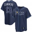 Junior Caminero Tampa Bay Rays #13 Navy Stitched Jersey