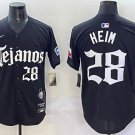 Jonah Heim Texas Rangers #28 Black Gothic Mexico Stitched Jersey