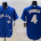 Toronto Blue Jays #4 George Springer Royal Stitched Jersey