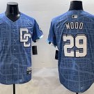 James Wood Washington Nationals #29 Blue 2025 City Connect Stitched Jersey