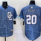 Keibert Ruiz Washington Nationals #20 Blue 2025 City Connect Stitched Jersey