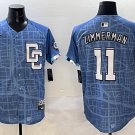 Ryan Zimmerman Washington Nationals #11 Blue 2025 City Connect Stitched Jersey