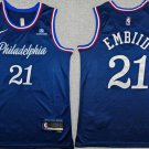 Joel Embiid Philadelphia 76ers #21 Navy 2025-26 City Edition Jersey Stitched
