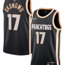 Onyeka Okongwu Atlanta Hawks #17 Black 2025-26 City Edition Swingman Stitched