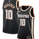Zaccharie Risacher Atlanta Hawks #10 Black 2025-26 City Edition Swingman Stitched