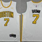 Jaylen Brown Boston Celtics #7 White 2025-26 City Edition Stitched