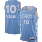 Darius Garland Cleveland Cavaliers #10 Light Blue 2024-25 City Edition Stitched