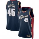 Donovan Mitchell Cleveland Cavaliers #45 Navy 2025 Classic Edition Stitched