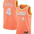Evan Mobley Cleveland Cavaliers #4 Orange 2025-26 City Edition Swingman Stitched