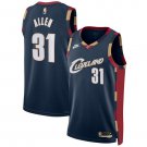 Jarrett Allen Cleveland Cavaliers #31 Navy 2025 Classic Edition Stitched