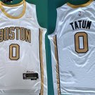 Jayson Tatum Boston Celtics #0 White Jersey Stitched