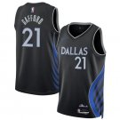 Daniel Gafford Dallas Mavericks #21 Black 2025-26 City Edition Stitched