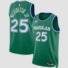 P.J. Washington Dallas Mavericks #25 Green 2025 Classic Edition Stitched