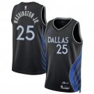 P.J. Washington Dallas Mavericks #25 Black 2025-26 City Edition Stitched