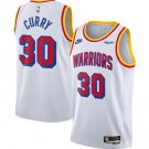 Stephen Curry Golden State Warriors #30 White 2024-25 Classic Edition Swingman Jersey Stitched