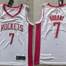 Kevin Durant Houston Rockets #7 White 2025 Association Edition Jersey Stitched