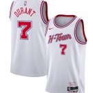 Kevin Durant Houston Rockets #7 White 2025-26 City Edition Jersey Stitched