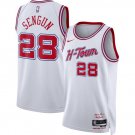 Alperen Sengun Houston Rockets #28 White 2025-26 City Edition Jersey Stitched