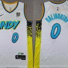 Tyrese Haliburton Indiana Pacers #0 White 2024-25 City Edition Stitched Jersey