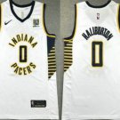 Tyrese Haliburton Indiana Pacers #0 White Association Edition Sponsor Jersey Stitched