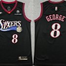 Paul George Philadelphia 76ers #8 Black 2025 Classic Edition Stitched Jersey