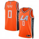 Bradley Beal Los Angeles Clippers #0 Orange 2025-26 City Edition Swingman Stitched Jersey