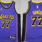 Luka Doncic Los Angeles Lakers #77 Purple 2025 City Edition Stitched