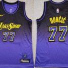 Luka Doncic Los Angeles Lakers #77 Purple 2024-25 City Edition Stitched