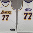 Luka Doncic Los Angeles Lakers #77 White 2025 Association Edition Stitched Jersey