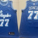 Luka Doncic Los Angeles Lakers #77 Blue 2025 Stitched Jersey