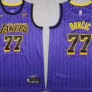 Luka Doncic Men's Los Angeles Lakers #77 Purple 2025 Stitched Jersey