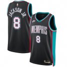 Jaren Jackson Jr. Men's Memphis Grizzlies #8 Black 2025 Classic Edition Stitched Jersey