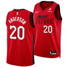 Kyle Anderson Men's Miami Heat #20 Red 2025 City Edition Stitched Jersey
