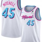 Davion Mitchell Men's Miami Heat #45 White 2025 City Edition Stitched Jersey