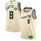 Bobby Portis Men's Milwaukee Bucks #9 Cream 2025-26 City Edition Swingman Stitched Jersey