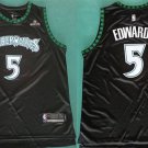 Anthony Edwards Men's Minnesota Timberwolves #5 Black 2025 Stitched Jersey