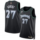 Rudy Gobert Men's Minnesota Timberwolves #27 Black 2025 Classic Edition Stitched Jersey