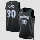 Julius Randle Men's Minnesota Timberwolves #30 Black 2025 Classic Edition Stitched Jersey
