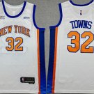 Karl-Anthony Towns Men's New Yok Knicks #32 White 2024-25 City Edition Stitched Jersey